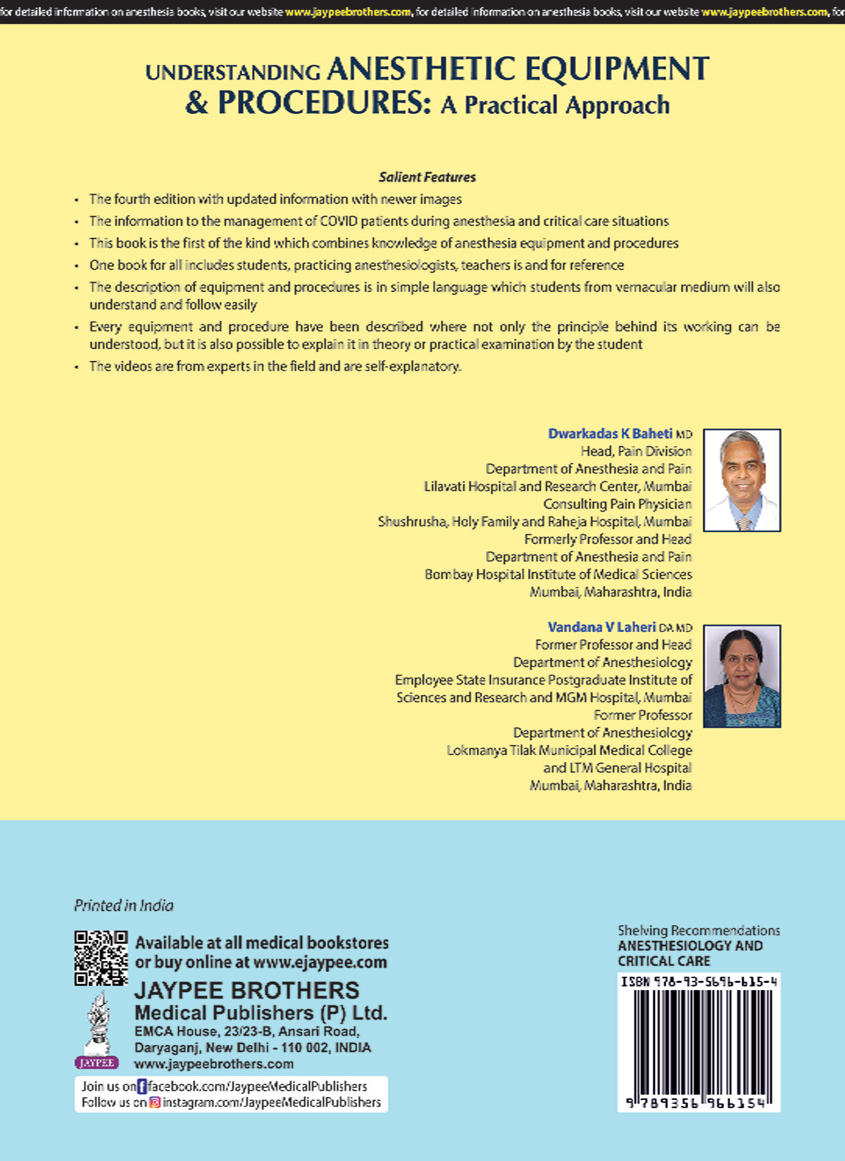 Understanding Anesthetic Equipment And Procedures: A Practical